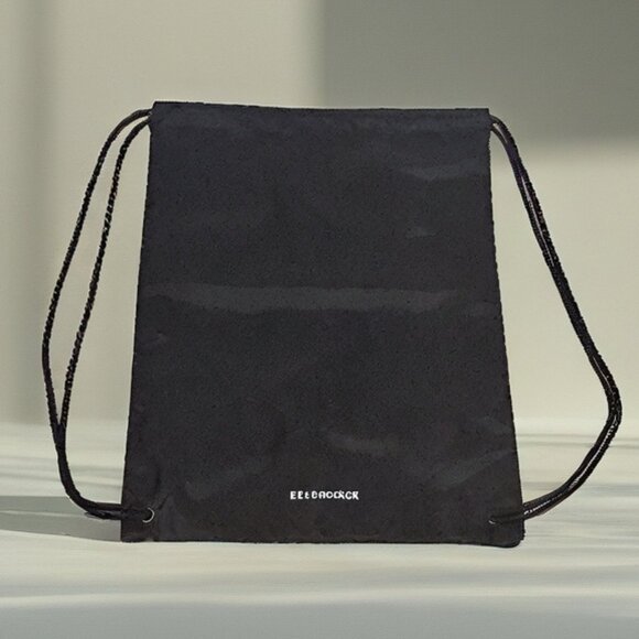 Balenciaga Black Drawstring Gym Bag - Picture 1 of 5